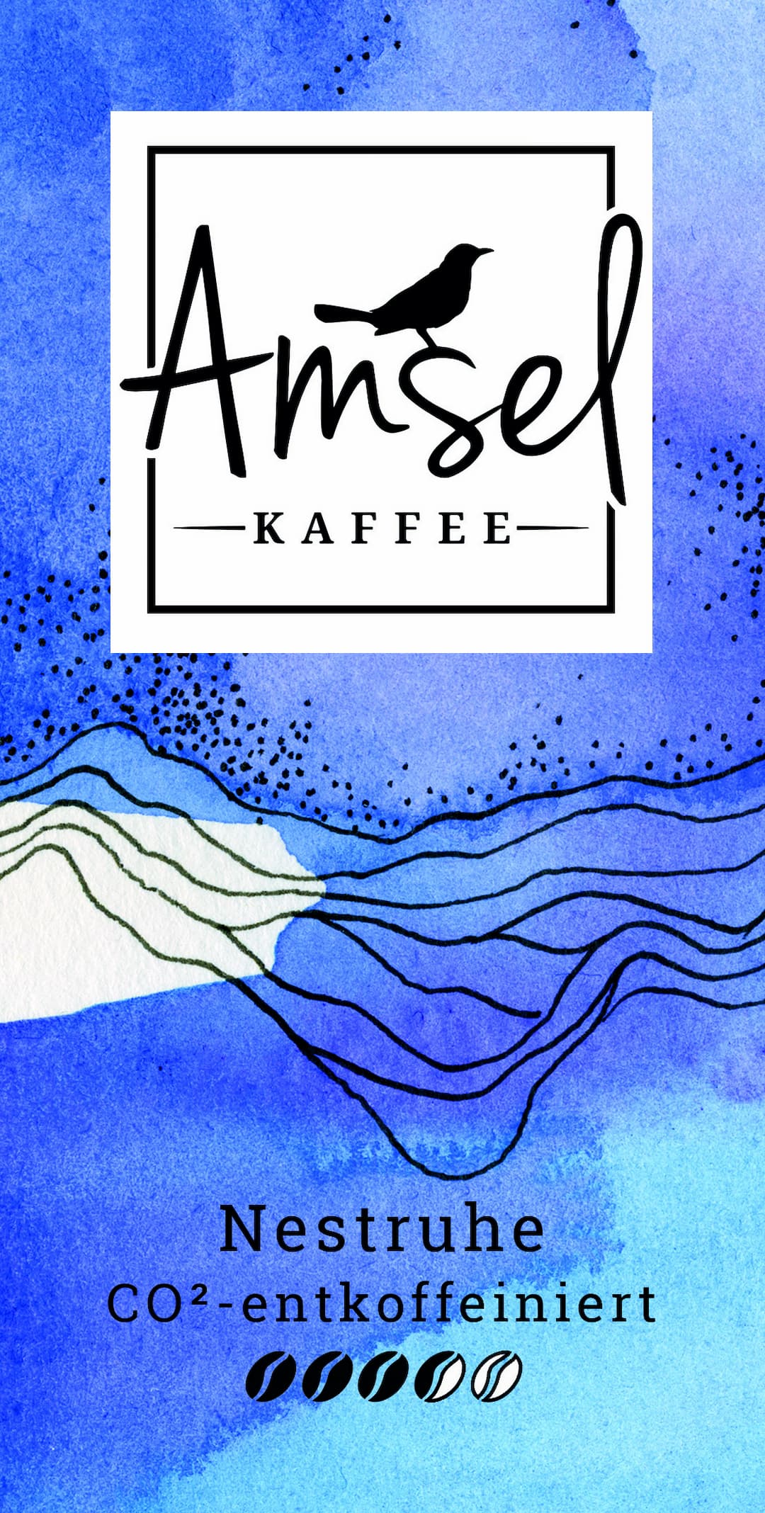 India Peaberry von Amsel Kaffee – kräftiger Single Origin Robusta mit nussiger Crema und vollmundigem Abgang